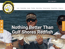 Tablet Screenshot of littlelagoonfishing.com